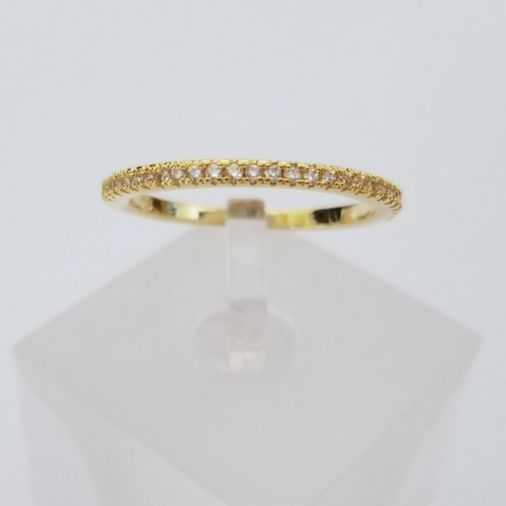 18k Yellow Gold Pave Band